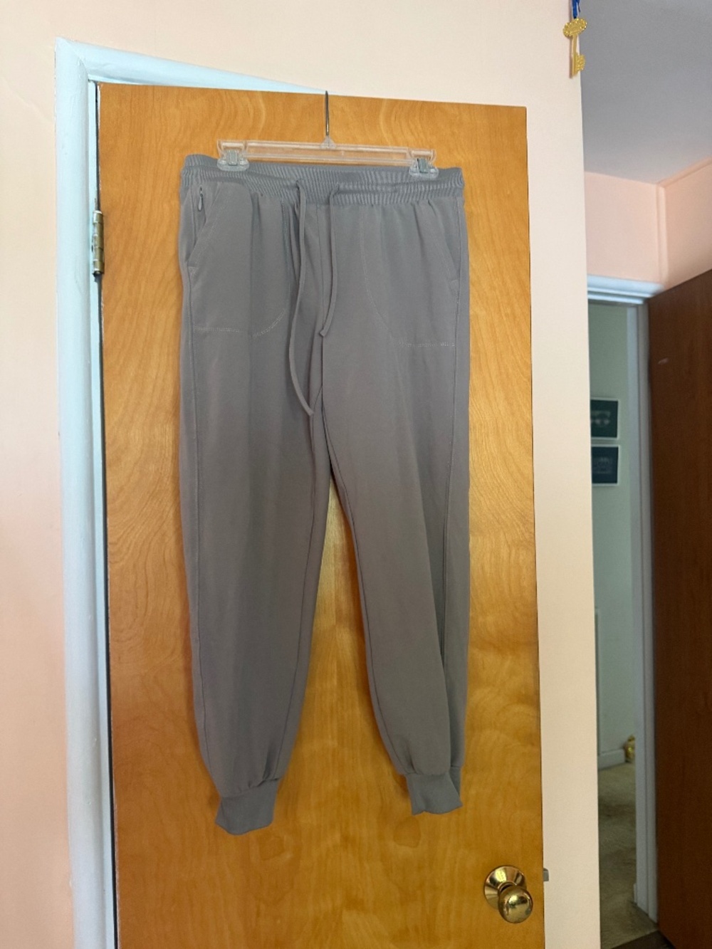 Rachel Zoe Taupe Joggers, Size M